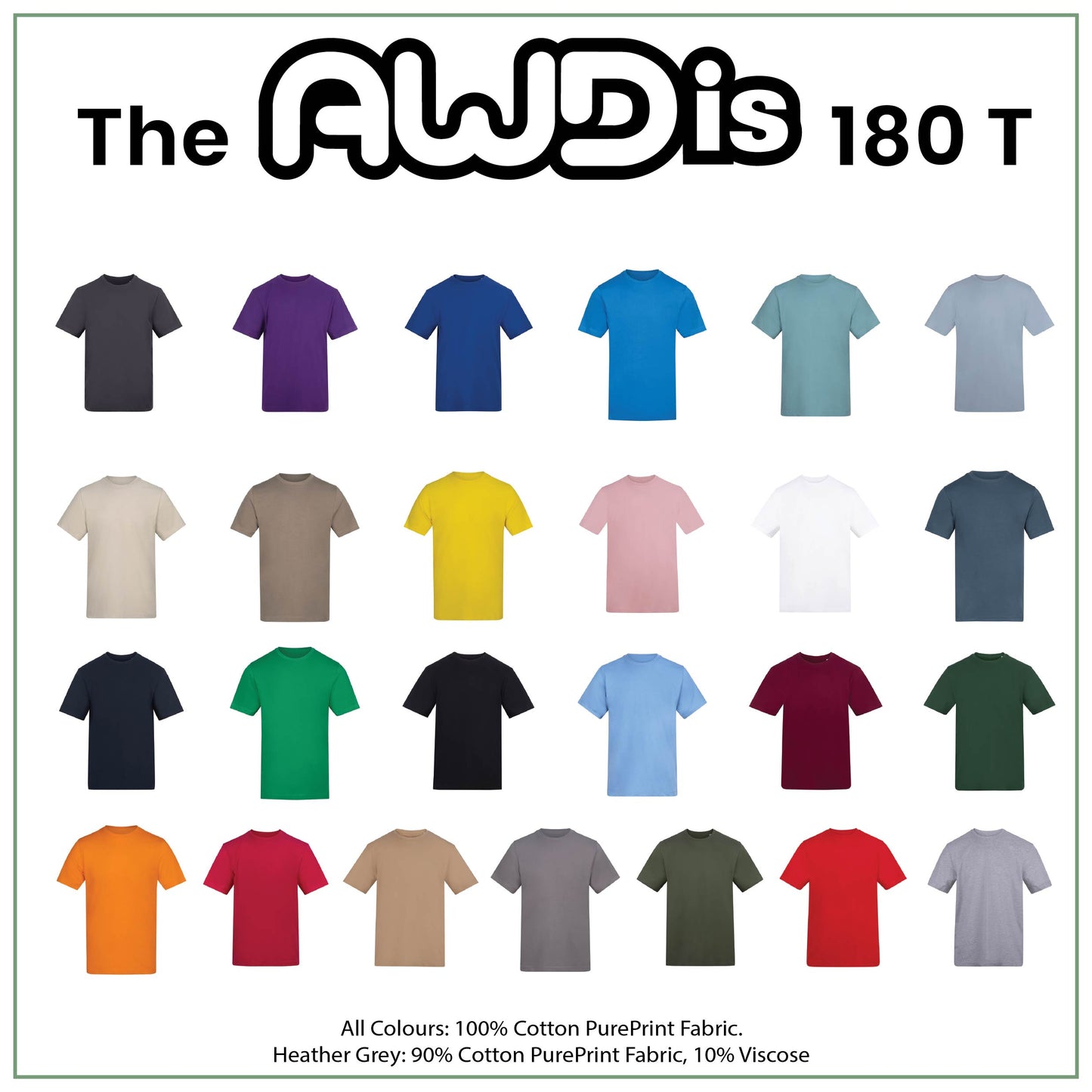 The AWDis 180 T-shirt