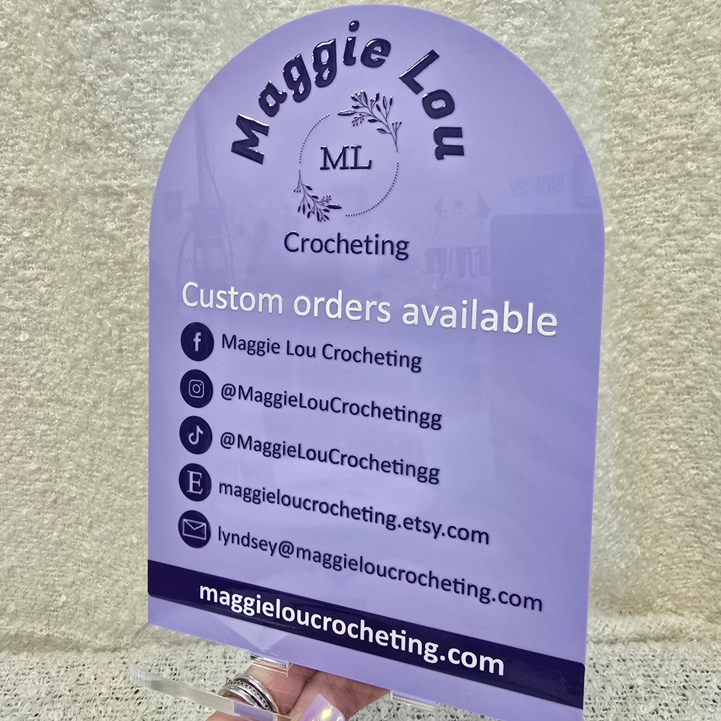 A5 Freestanding Craft Fair Sign