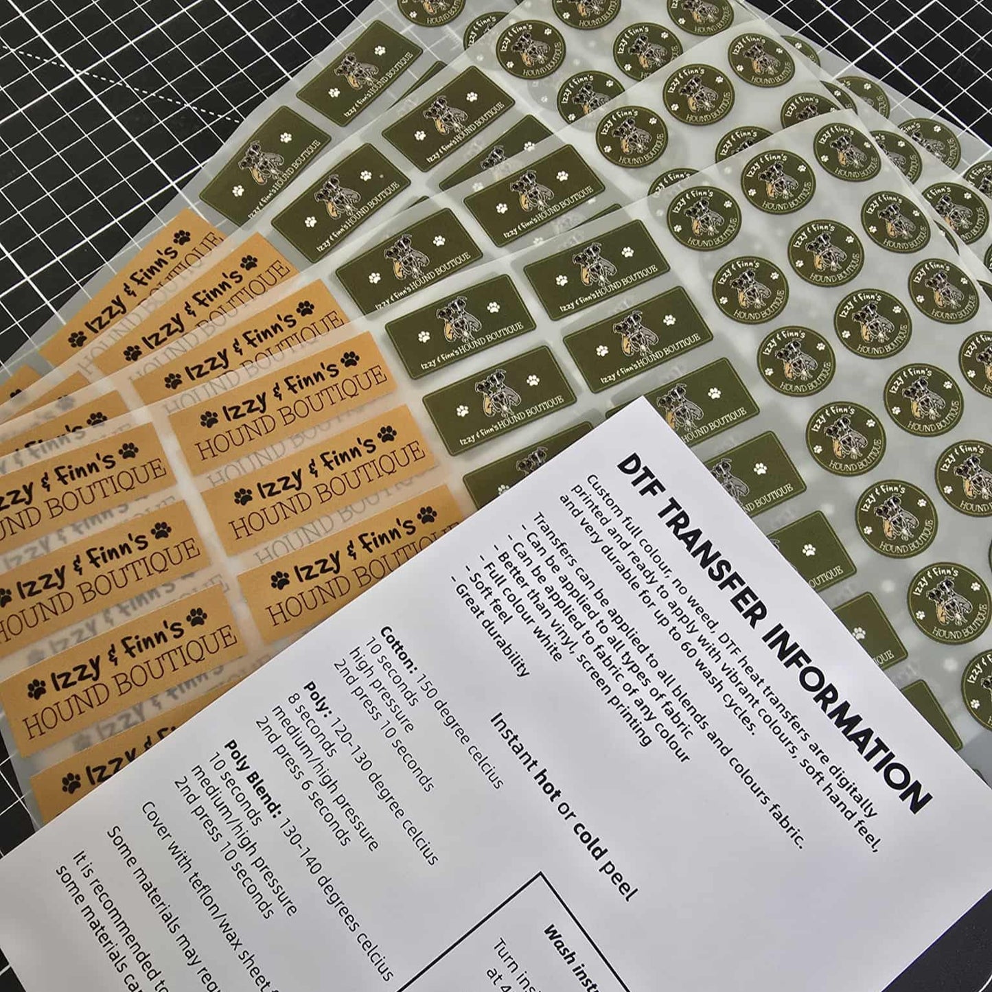 A4 DTF Transfer sheet