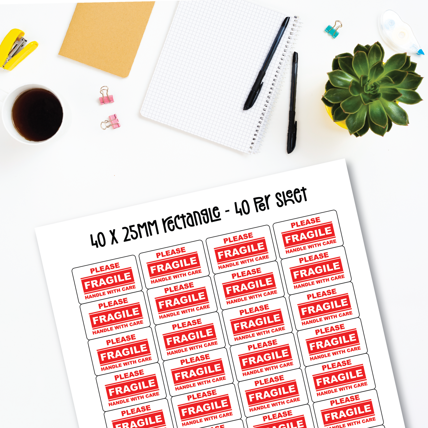 Fragile Labels (Various Sizes)