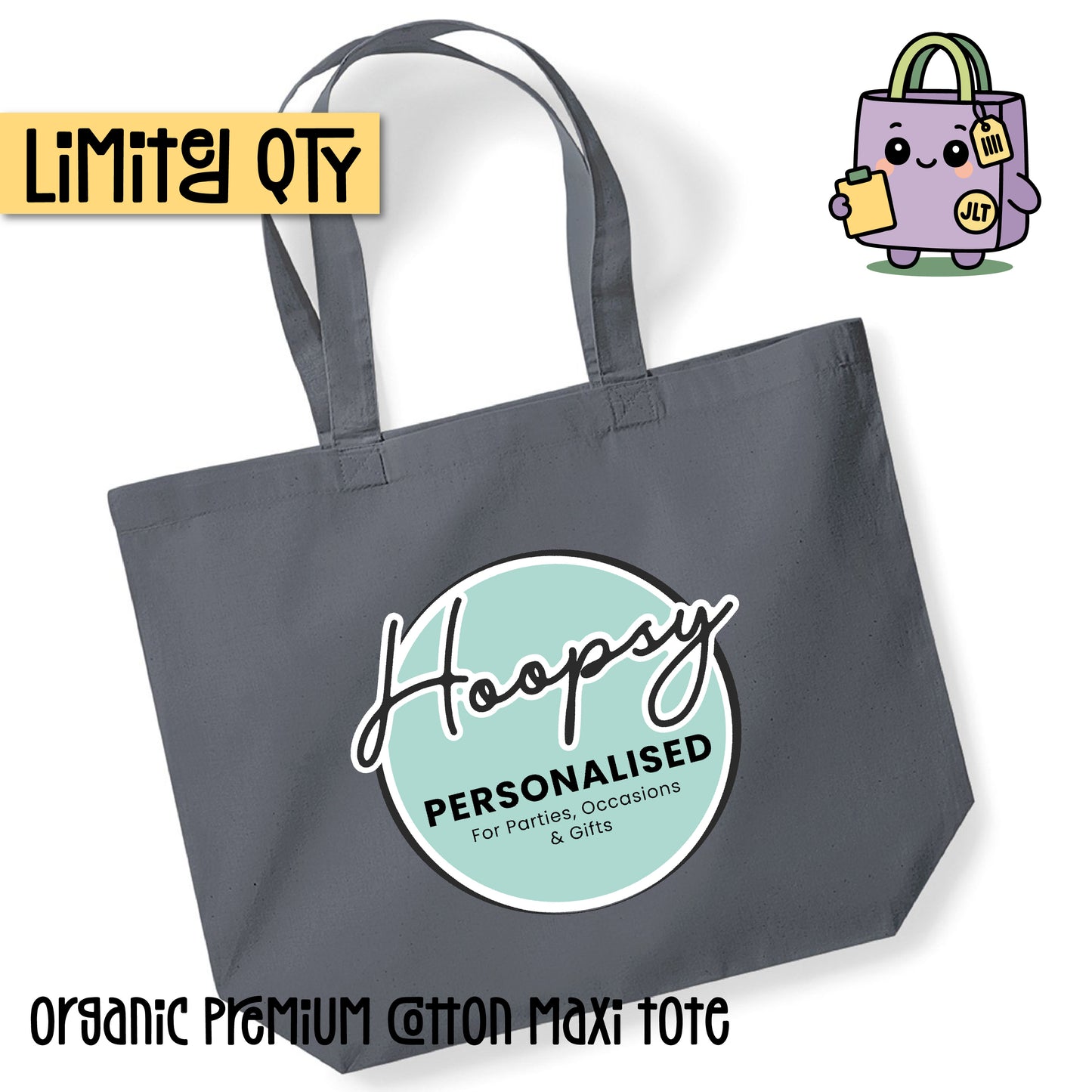 LIMITED Organic Cotton Maxi Tote Bag