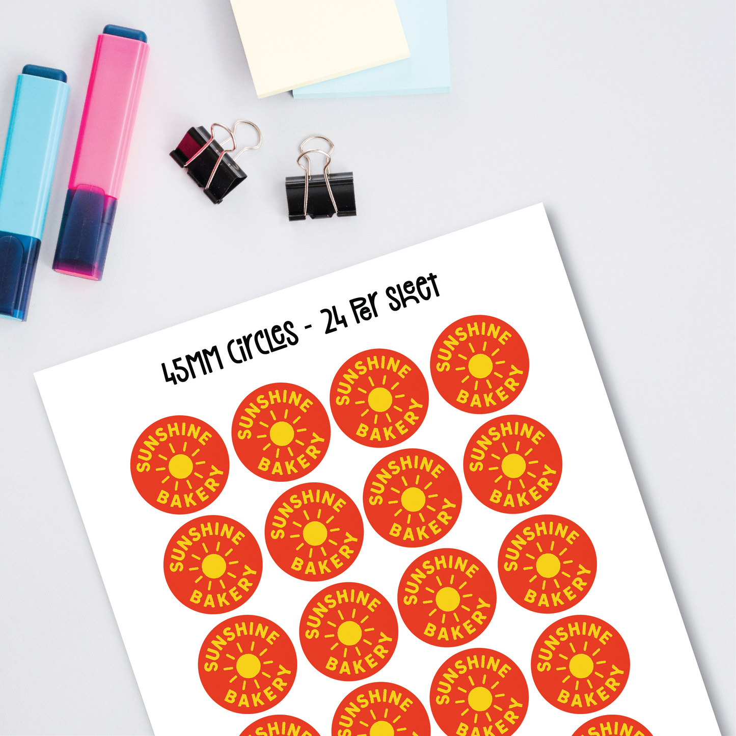 Logo Labels (Various Sizes)