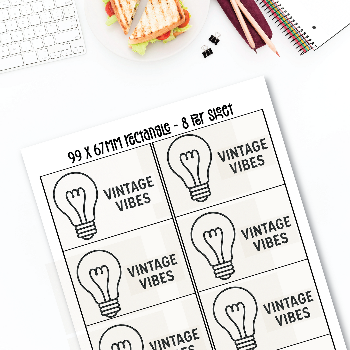 Logo Labels (Various Sizes)