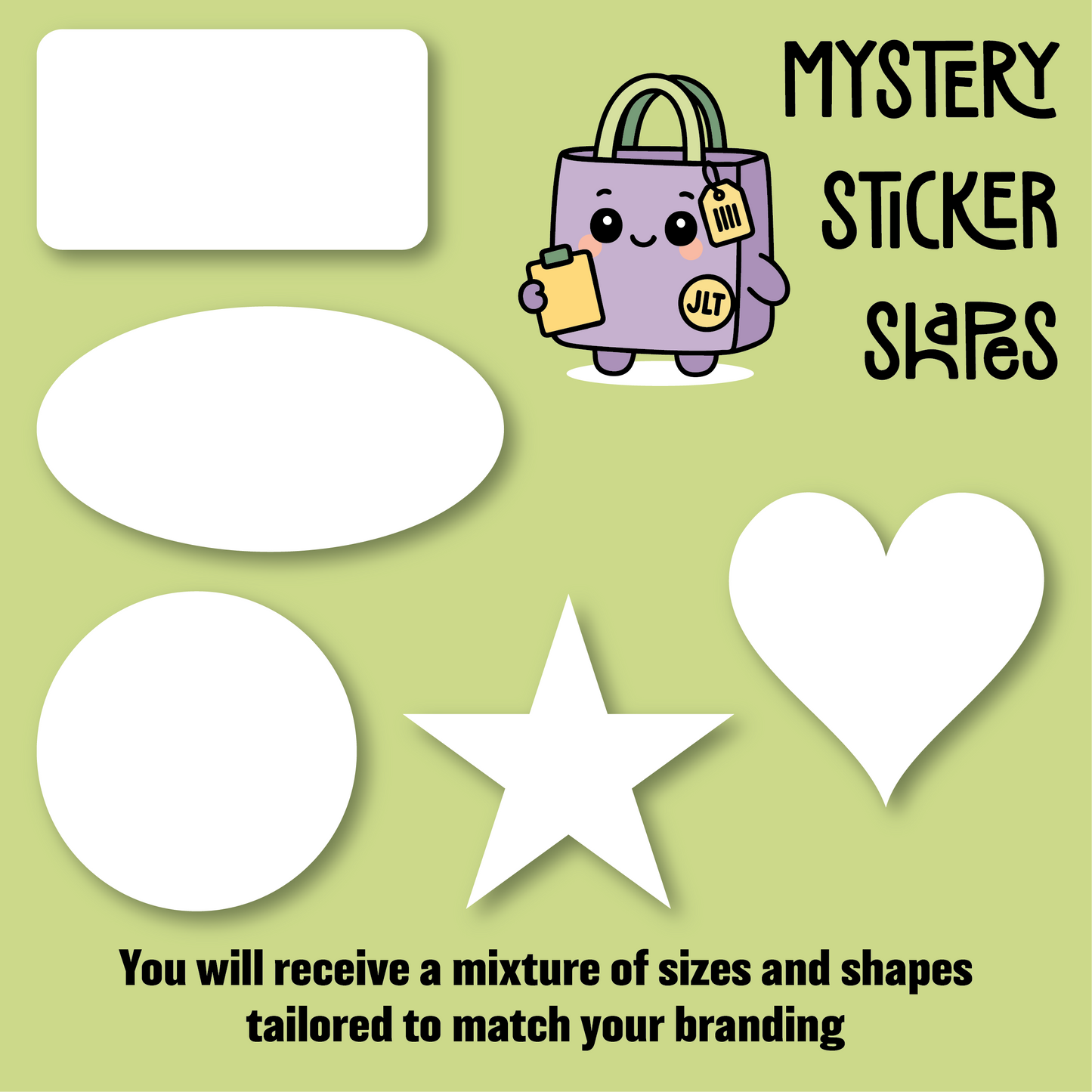 Mystery Logo Stickers - 15 Sheets