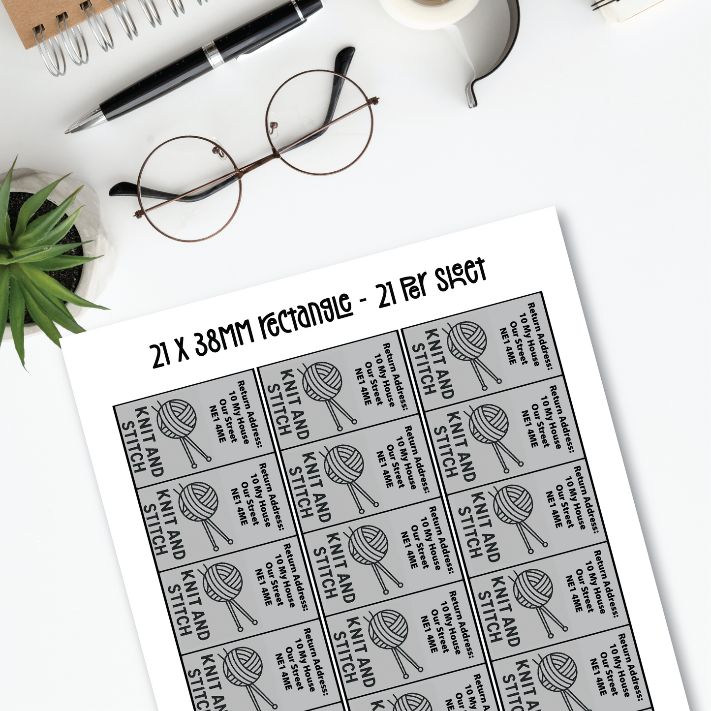 Return Address Labels (Various Sizes)
