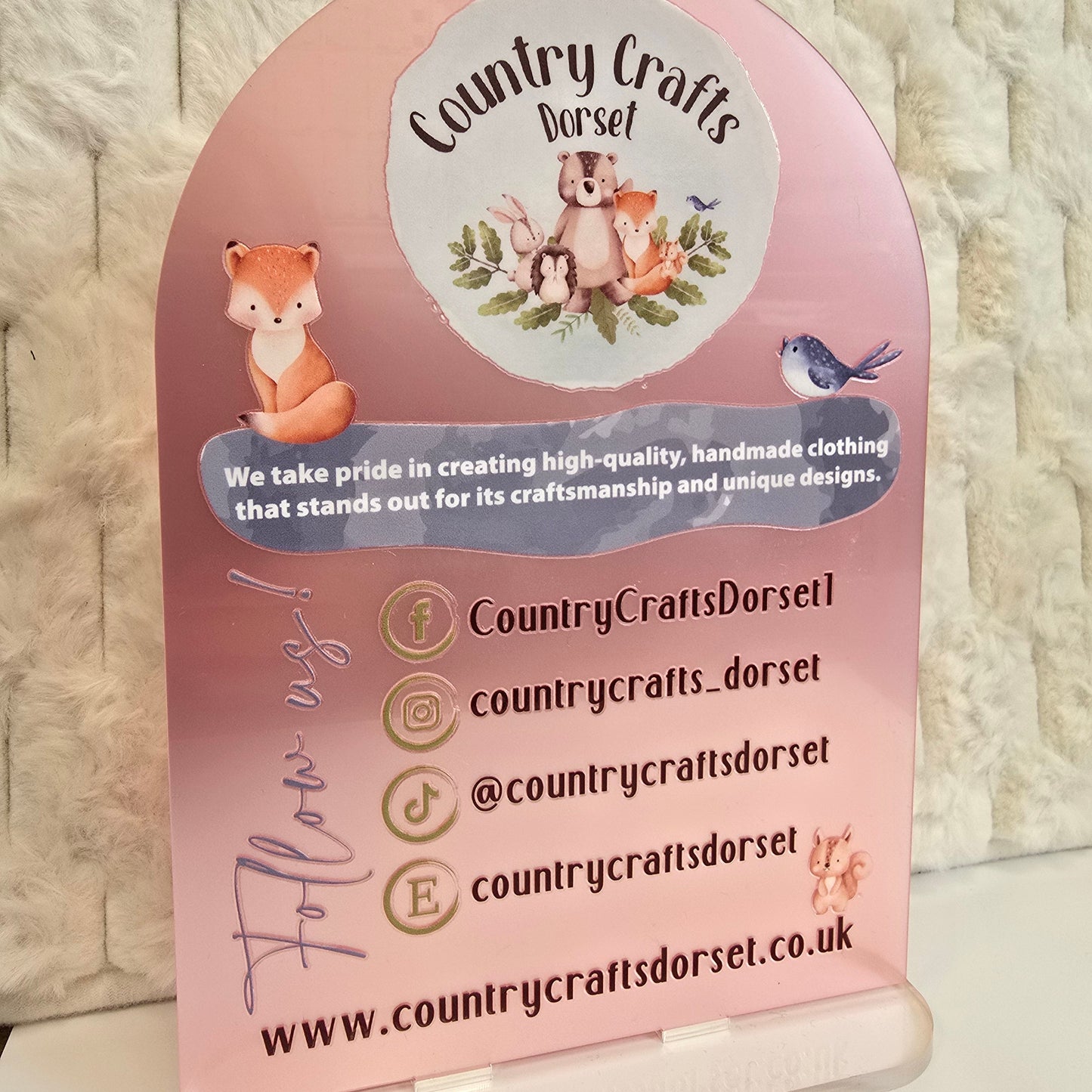 A5 Freestanding Craft Fair Sign