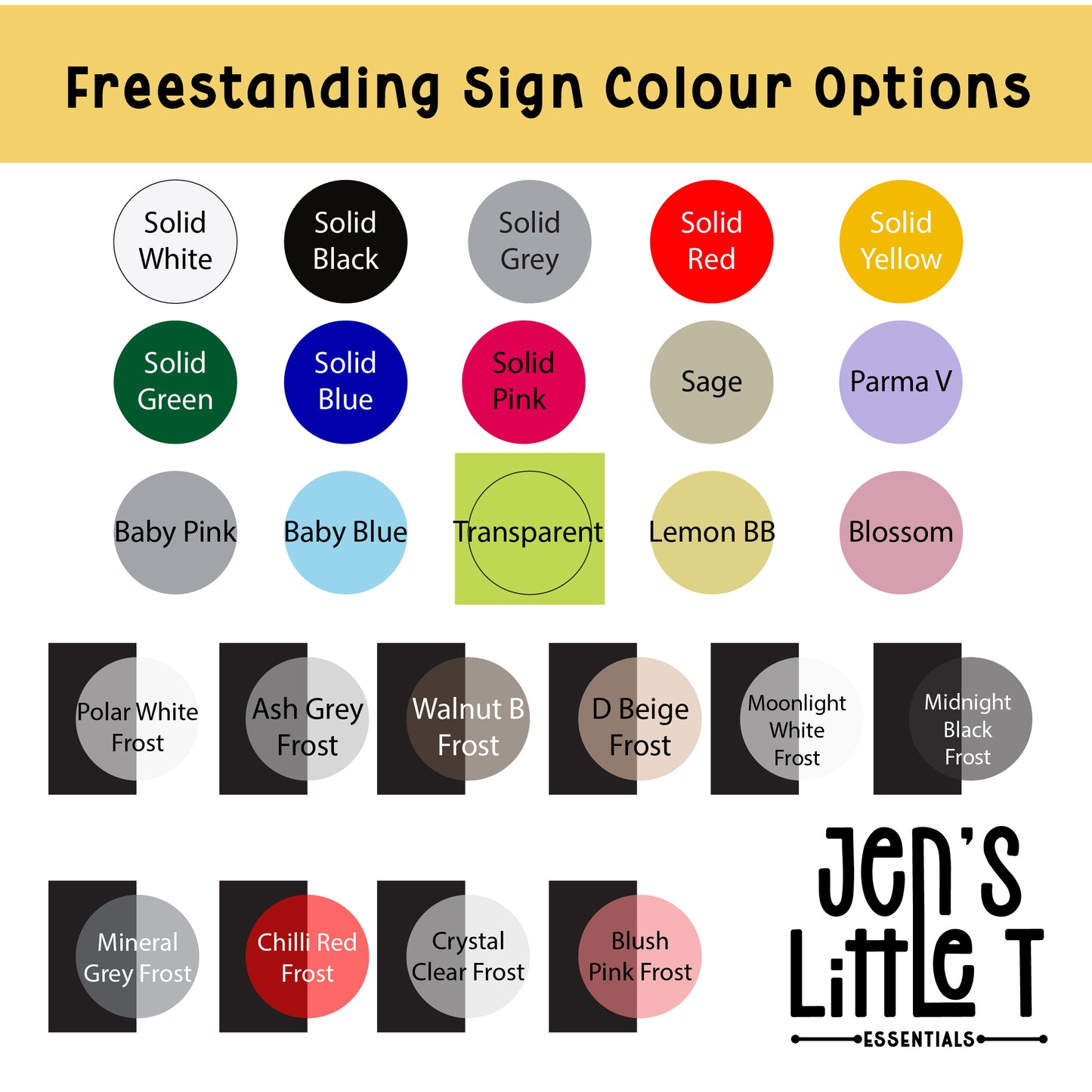 A5 Freestanding Craft Fair Sign
