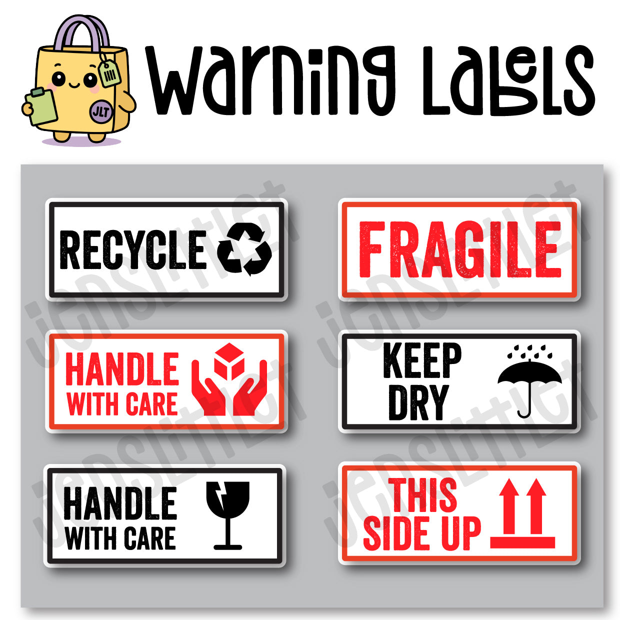 Warning Labels (Various Designs)