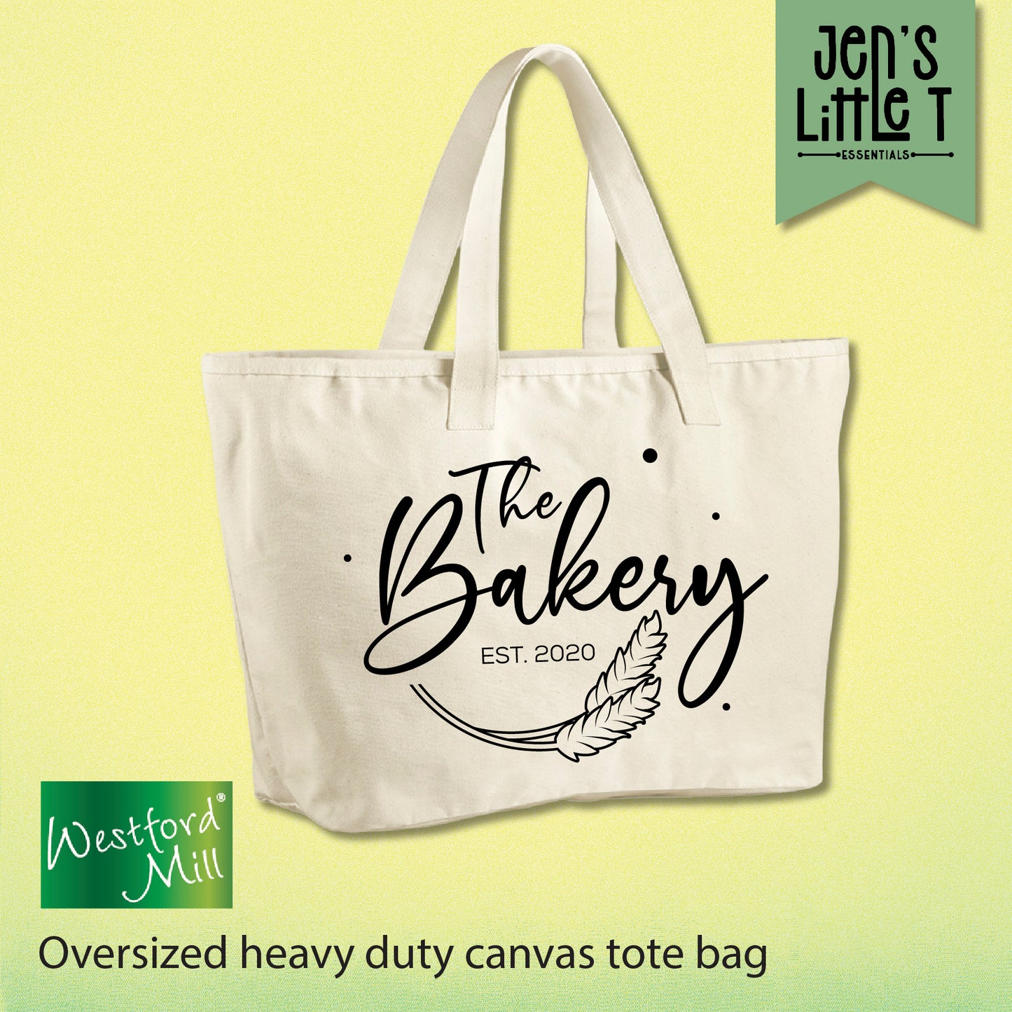Westford Mill Branded Oversized Tote Bag