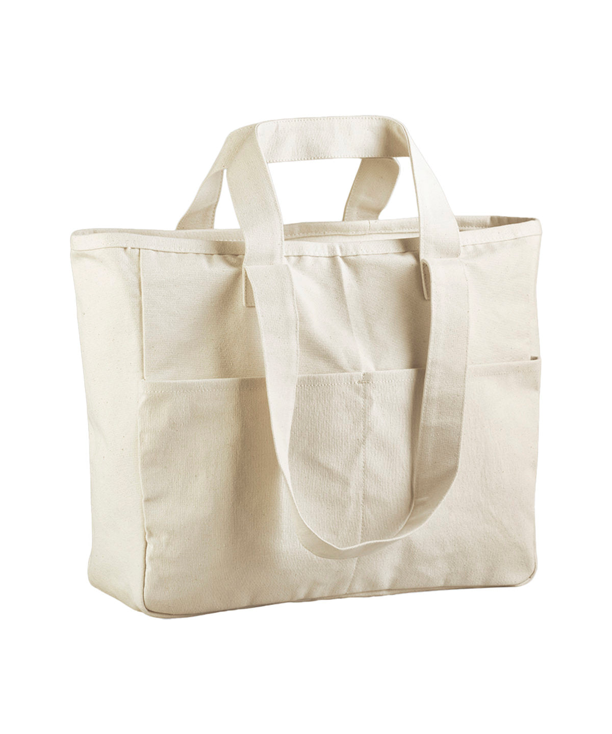 Westford Mill Double-Handle Cargo Pocket Tote