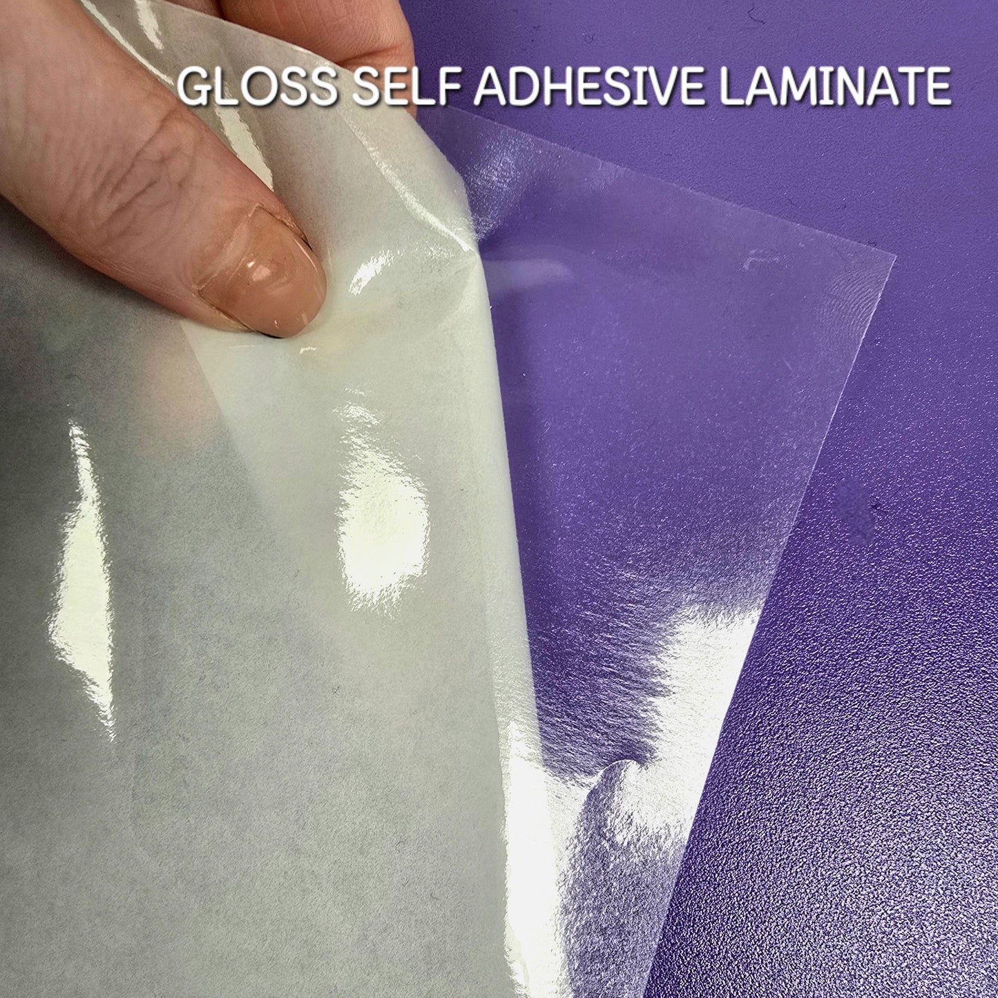 Gloss Self Adhesive Overlaminate