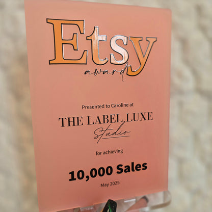 Freestanding Milestone Plaque