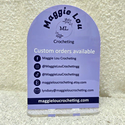 A5 Freestanding Craft Fair Sign