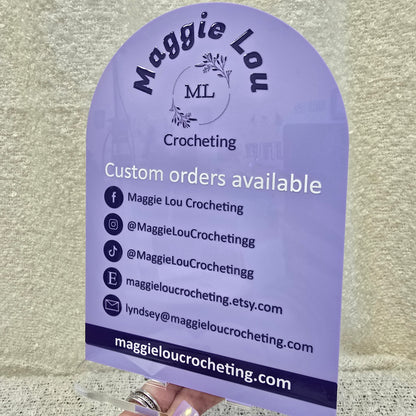 A5 Freestanding Craft Fair Sign