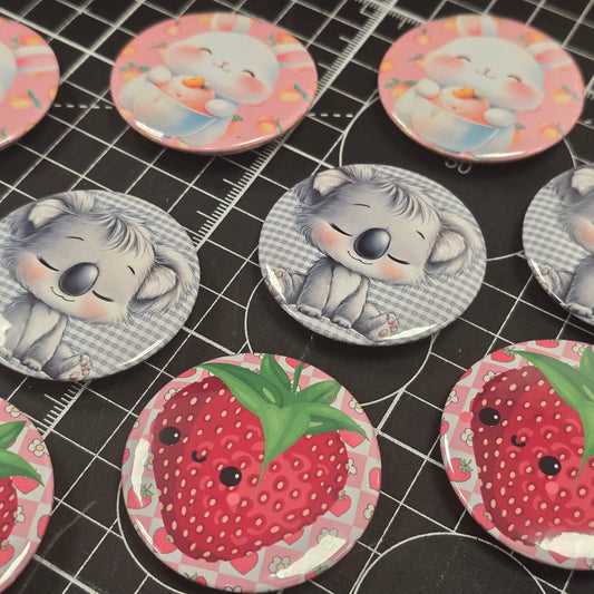 10x Custom 45mm Pin Badges – Limited Offer