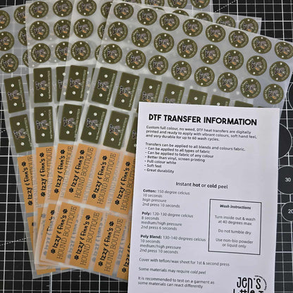 A4 DTF Transfer sheet