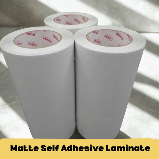Matte Self-Adhesive Laminate Roll – 25m