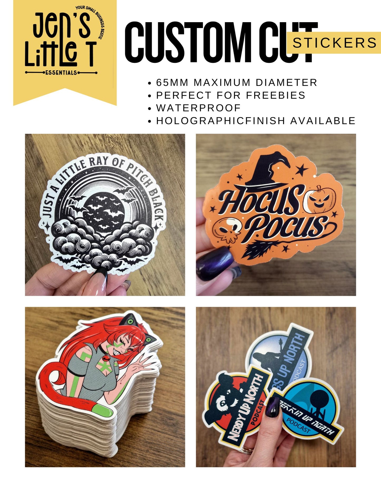 Custom Cut Stickers