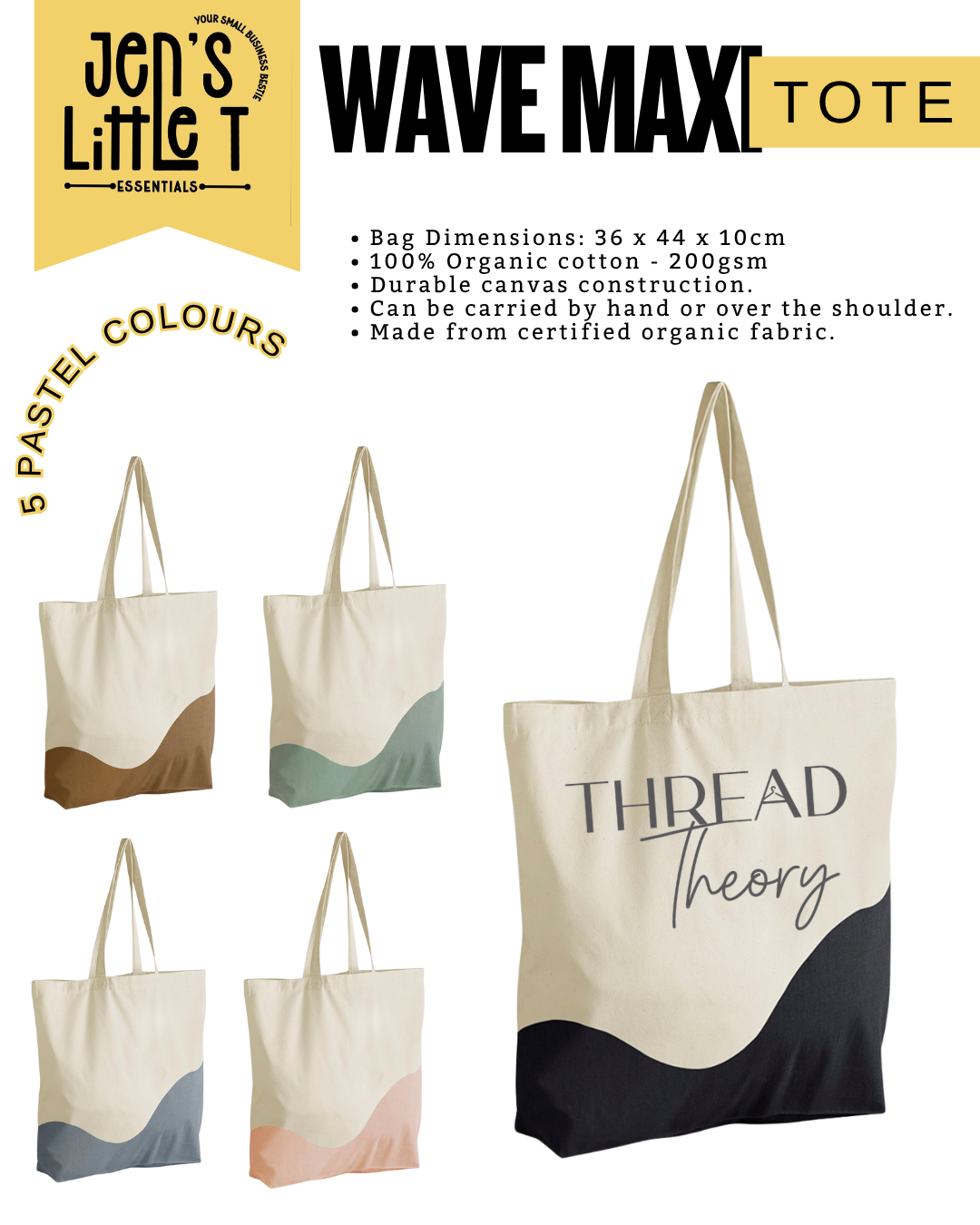 Westford Mill Wave Maxi Tote