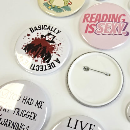 Custom 58mm Pin Badges