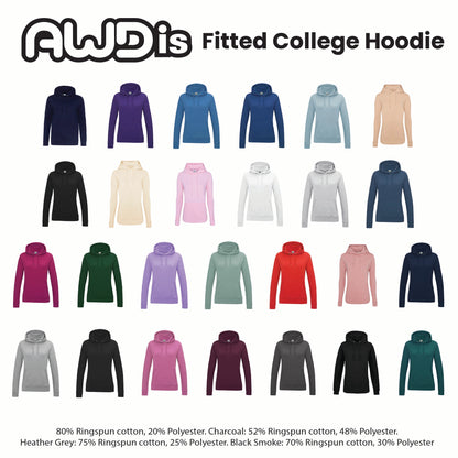 AWDis Fitted College Hoodie