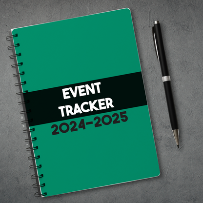 Event Sales Tracker Book