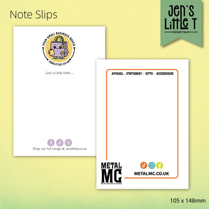A6 Note Slips