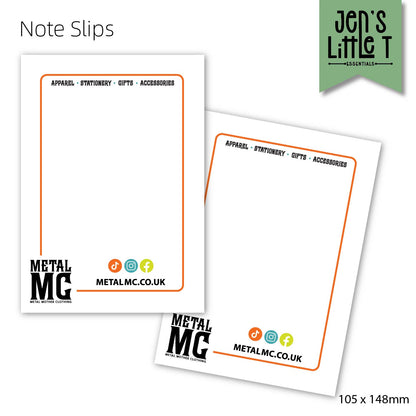 A6 Note Slips