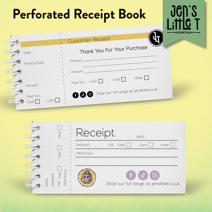 Customer Receipt Book