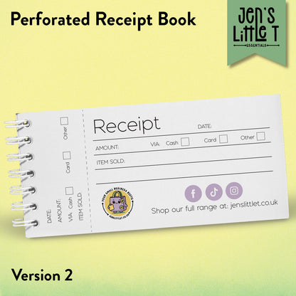 Customer Receipt Book
