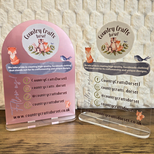 A5 Freestanding Craft Fair Sign