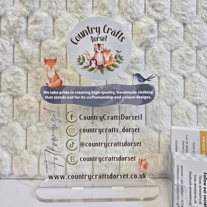 A5 Freestanding Craft Fair Sign
