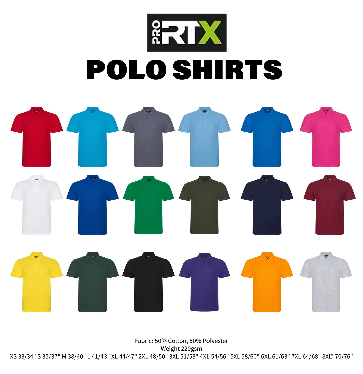 PRO RTX Branded Polo Shirt